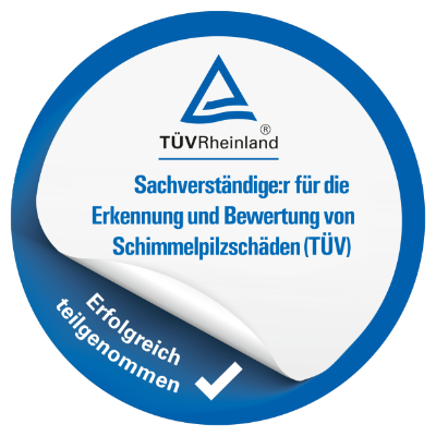 Zertifizierter Sachverständiger für Schimmelpilzschäden (TÜV)